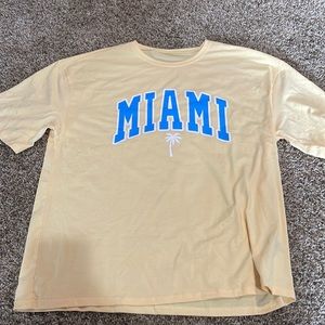 Yellow Miami tshirt